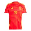 Maillot de Supporter Espagne Dani Olmo 10 Domicile Euro 2024 Pour Enfant